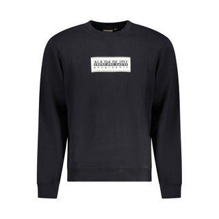 Napapijri Black Cotton Sweater - Ginchy