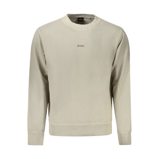 Hugo Boss Beige Cotton Men Sweater - Ginchy