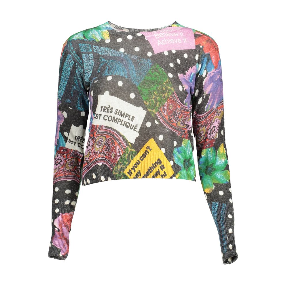 Desigual Black Acrylic Women Sweater - Ginchy