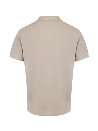 Burberry Pale Stone Cotton Collared Polo Shirt - Ginchy