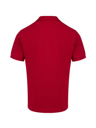 Burberry Red Cotton Collared Polo Shirt - Ginchy