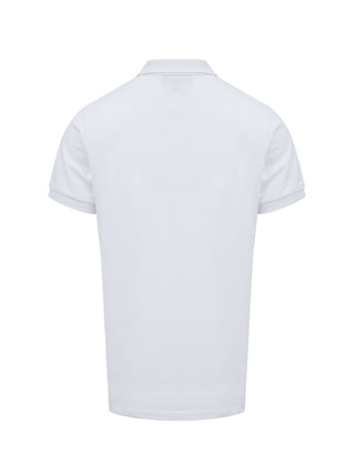 Burberry White Cotton Collared Polo Shirt - Ginchy