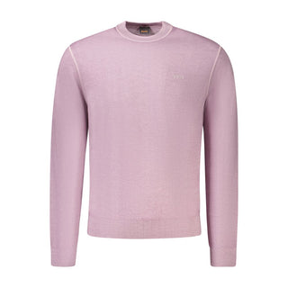 Hugo Boss Purple Wool Men Sweater - Ginchy