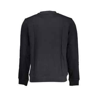 Napapijri Elegant Black Long Sleeved Crew Neck Sweatshirt - Ginchy