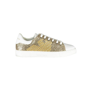 Emporio Armani Gold Polyester Women Sneaker - Ginchy