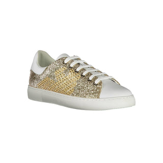 Emporio Armani Gold Polyester Women Sneaker - Ginchy