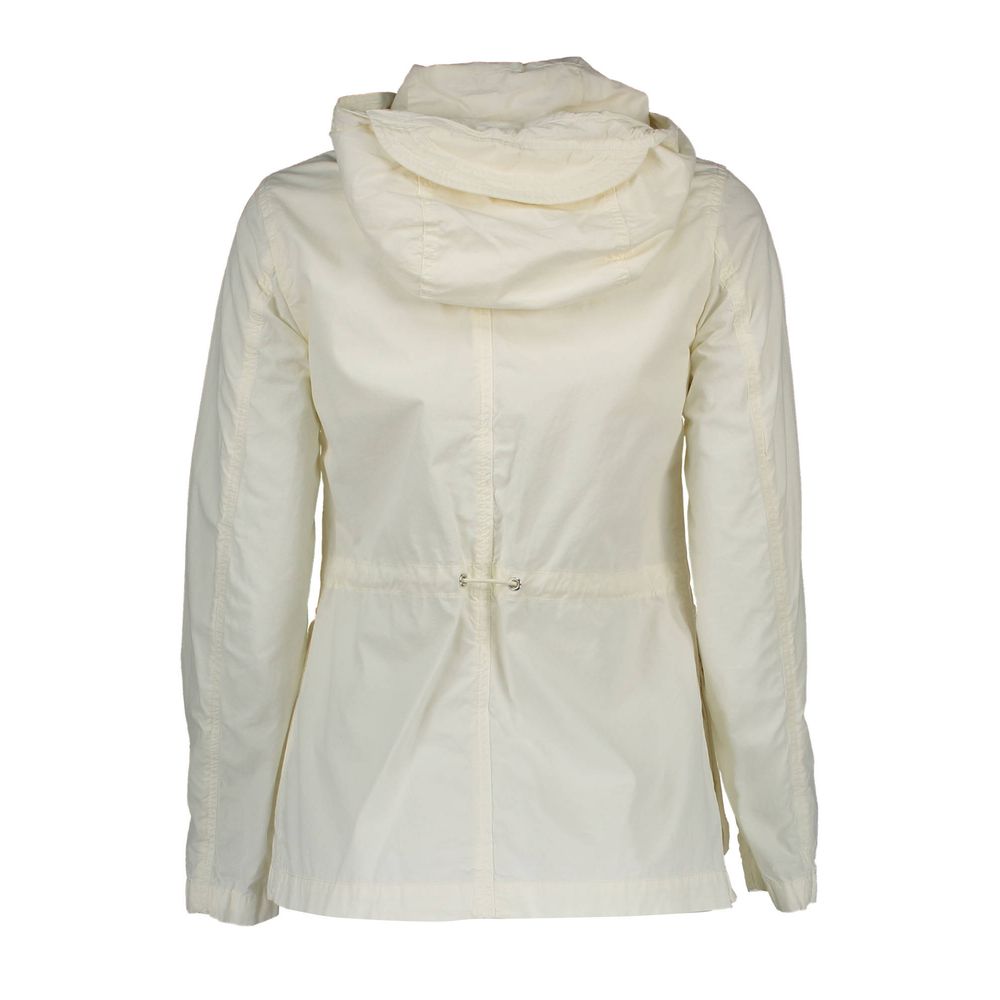 Gant White Cotton Women Jacket - Ginchy