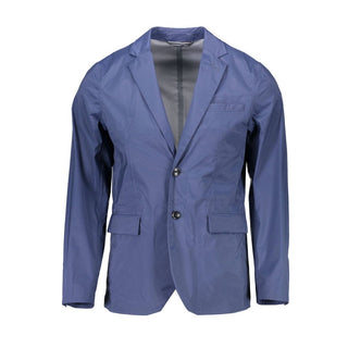 Gant Blue Nylon Men Jacket - Ginchy