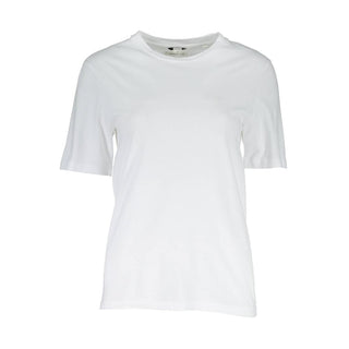 Gant White Cotton Men T-Shirt - Ginchy