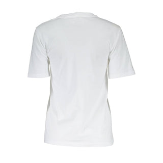 Gant White Cotton Men T-Shirt - Ginchy