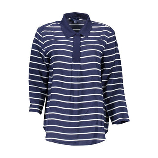 Gant Blue Viscose Women Polo Shirt - Ginchy
