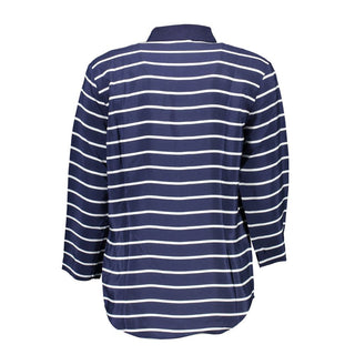 Gant Blue Viscose Women Polo Shirt - Ginchy