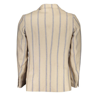 Gant Beige Linen Men Jacket - Ginchy