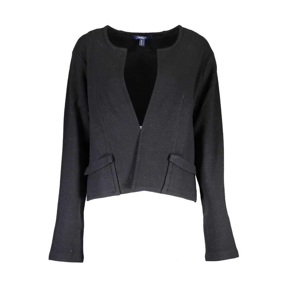 Gant Black Wool Women Cardigan - Ginchy