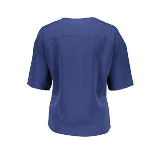 Gant Blue Cotton Unisex T-Shirt - Ginchy
