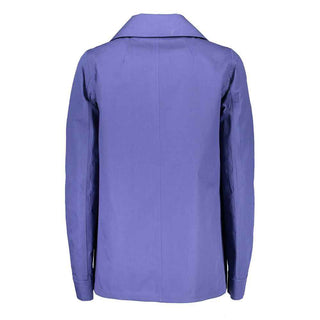 Gant Blue Cotton Women Coat Jacket