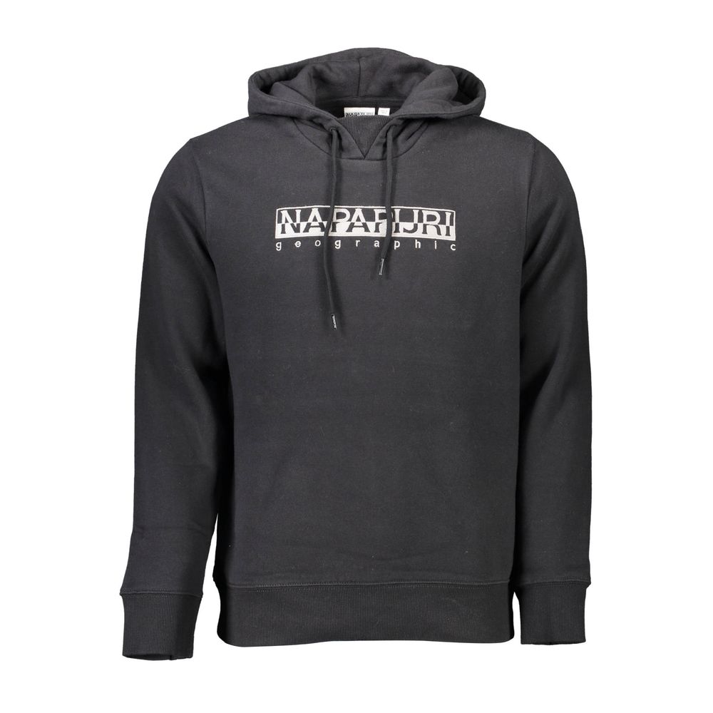 Napapijri Black Cotton Men Sweater - Ginchy