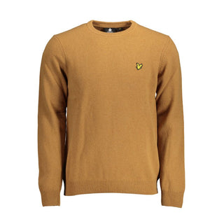 Lyle & Scott Brown Wool Men Sweater - Ginchy