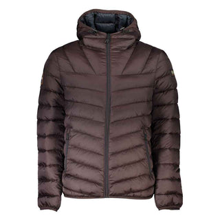 Napapijri Brown Polyamide Men Jacket