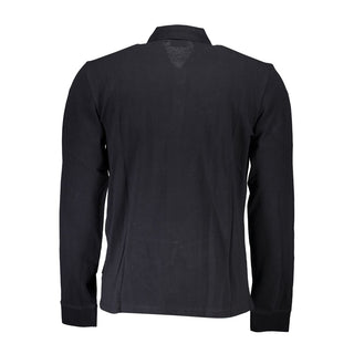 Napapijri Black Cotton Men Polo Shirt - Ginchy