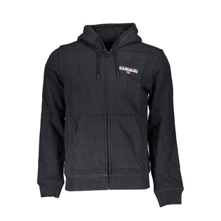 Napapijri Black Cotton Men Sweater - Ginchy