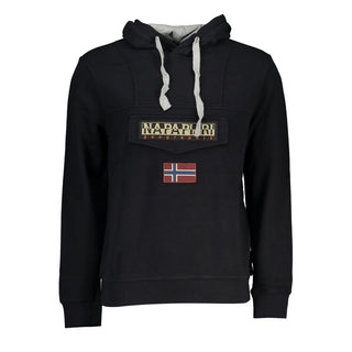 Napapijri Black Cotton Sweater - Ginchy