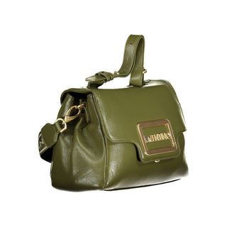 Mario Valentino Green Polyethylene Handbag with Adjustable Strap