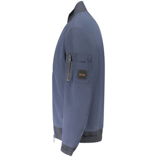Hugo Boss Blue Polyamide Men Jacket - Ginchy