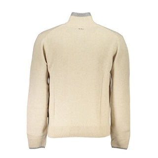 Napapijri Beige Fabric Men Sweater - Ginchy