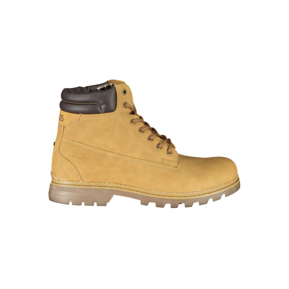 Carrera Vibrant Yellow Lace-Up Fashion Boots - Ginchy