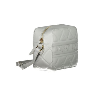 Valentino Bags Gray Polyethylene Handbag with Adjustable Strap