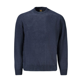 Hugo Boss Blue Cotton Men Sweater - Ginchy