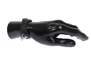 Nialaya Snakeskin CZ LOVE 925 Silver Bracelet