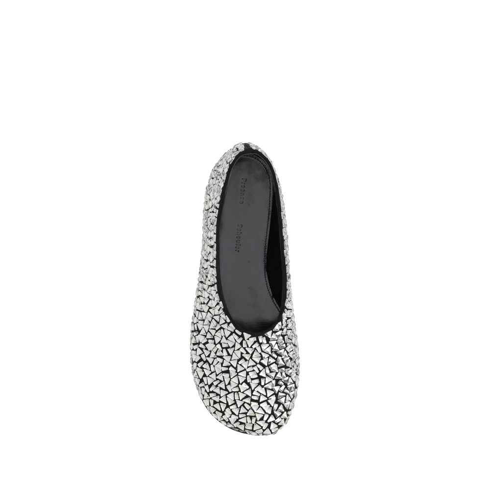 Proenza Schouler Glove Embellished Ballerinas