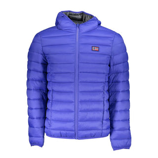 Norway 1963 Chic Blue Polyamide Hooded Jacket - Ginchy