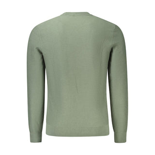 Hugo Boss Green Cotton Men Sweater - Ginchy