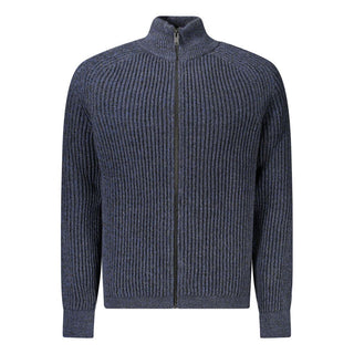 Hugo Boss Blue Wool Men Cardigan - Ginchy