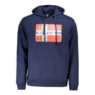 Norway 1963 Blue Cotton Mens Hoodie - Ginchy