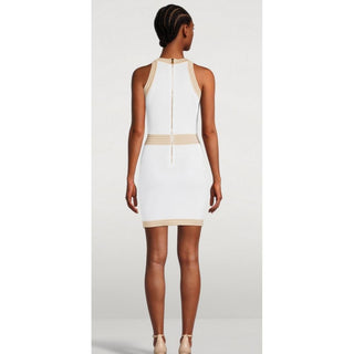 Balmain White Viscose Women's Dress