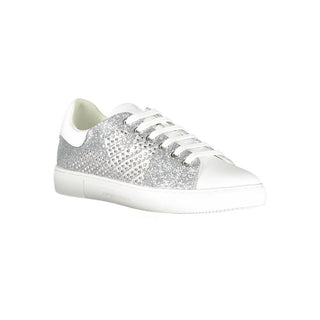Emporio Armani Silver Leather Women Sneaker - Ginchy