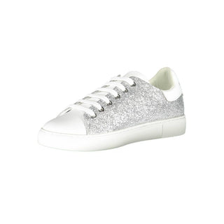 Emporio Armani Silver Leather Women Sneaker - Ginchy