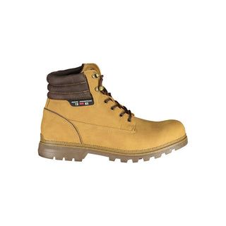Carrera Trendsetting Yellow Lace-Up Boots - Ginchy