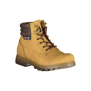 Carrera Trendsetting Yellow Lace-Up Boots - Ginchy
