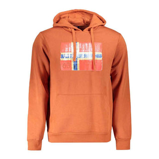Norway 1963 Brown Cotton Men Sweater Hoodie