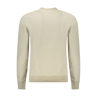 Hugo Boss Beige Cotton Men Sweater - Ginchy