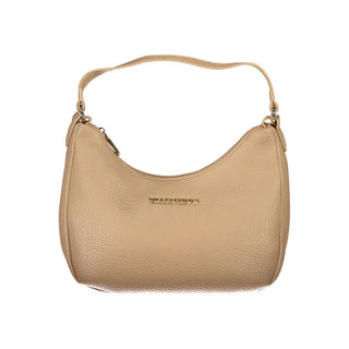 Mario Valentino Recycled Beige Handbag with Adjustable Strap
