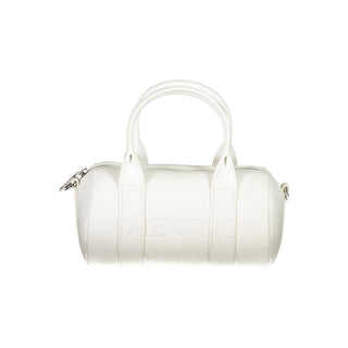 Mario Valentino White Recycled Handbag with Adjustable Straps