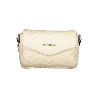 Mario Valentino Beige Recycled Adjustable Shoulder Handbag