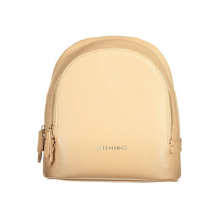 Mario Valentino Beige Polyethylene Backpack with Adjustable Straps