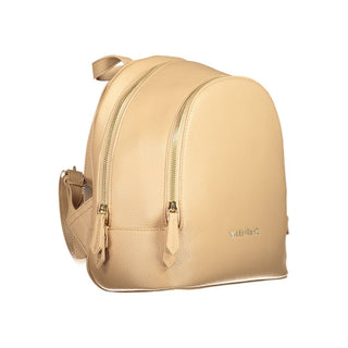 Mario Valentino Beige Polyethylene Backpack with Adjustable Straps